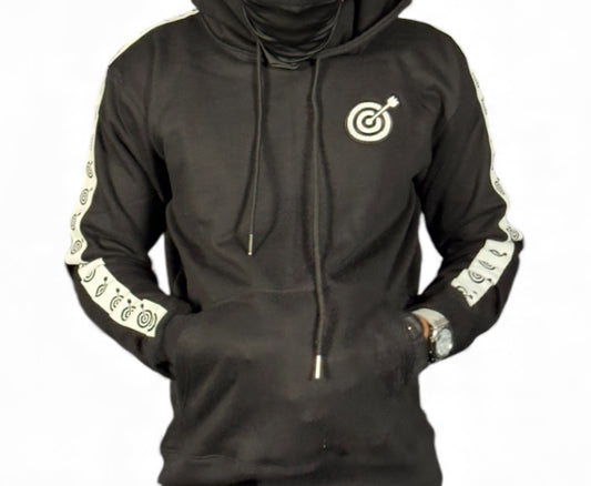 Found Yourself™ Bullseye Hoodie — Black